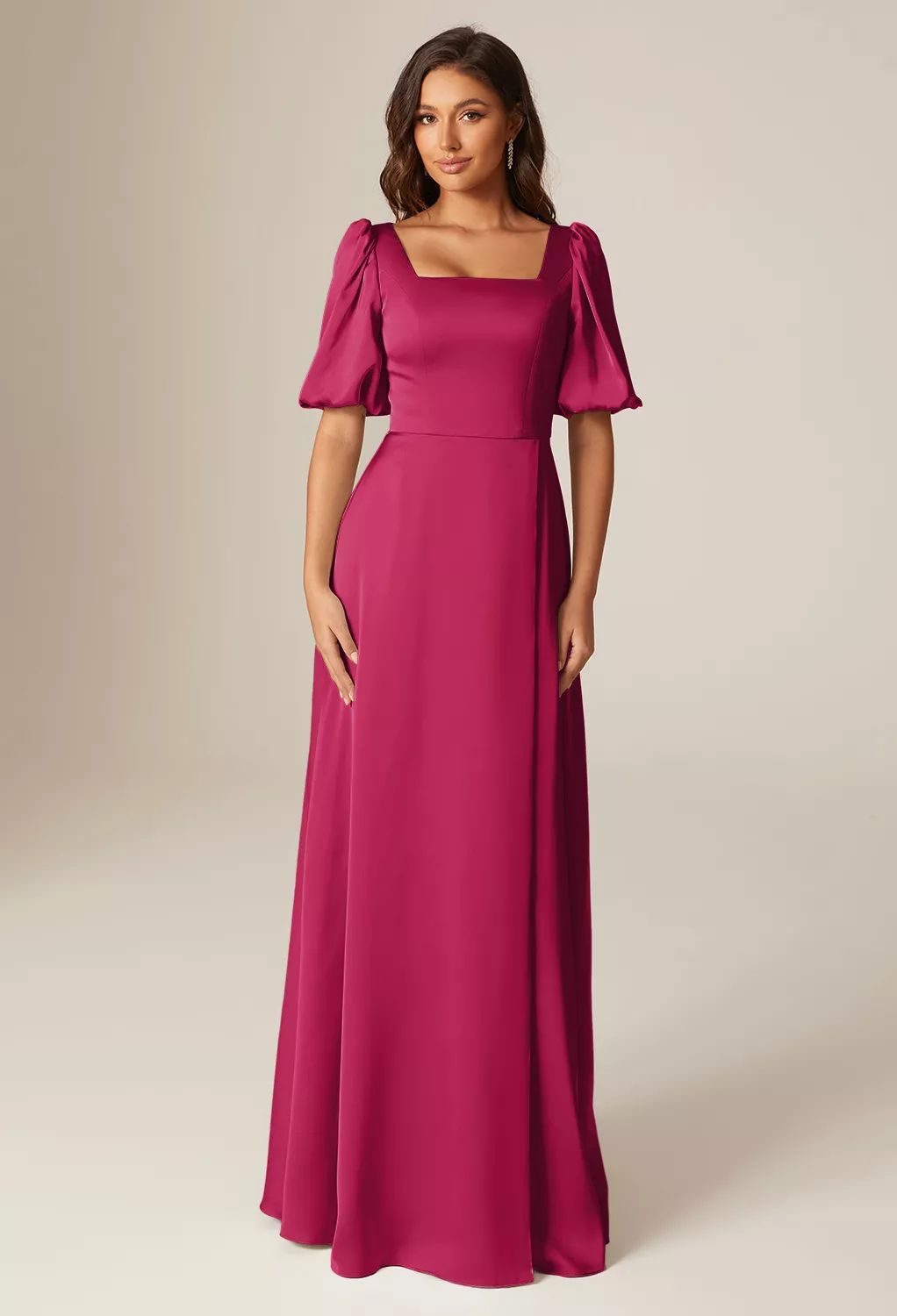 Jester Red Long Bridesmaid Dresses | AW.Bridal